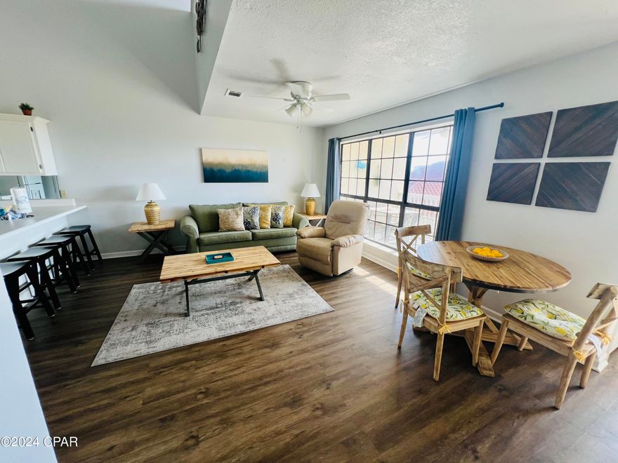 CURRENTLY UNDER CONTRACT, SELLER WILL CONSIDER BACKUP OFFERS.

Looking for a Gulf View Beach Condo on 2 levels??!  If the answer is YES - THIS ONE IS FOR YOU!!  The views are amazing and this unit is Priced to SELL!  This beauty is located on the front-end of the sought after Horizon South community on the west-end of Panama City Beach!  There are 2 floors including the loft upstairs with plenty room for guests, and owner's suite on main level.  There are so many amenities including; 4 pools, hot tub, tennis and pickleball courts, basketball, shuffleboard, 18 hole mini-golf and more!!  You don't want to miss out on this beauty!!