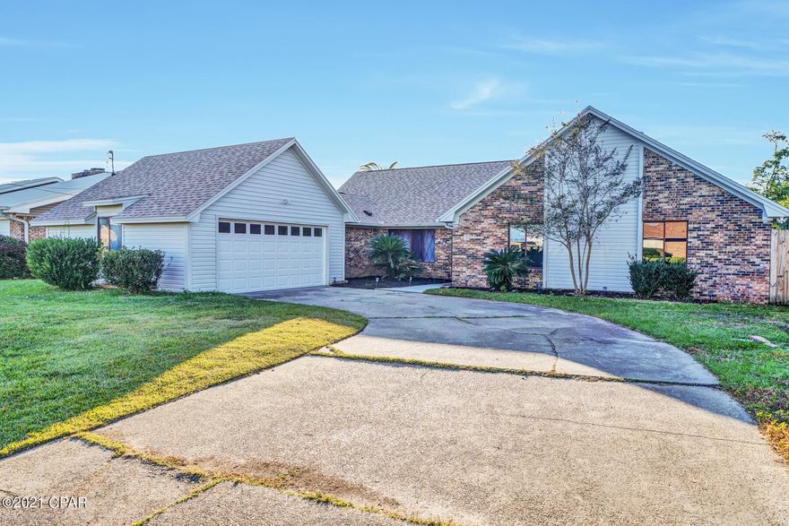 Multiple offer situation-Seller requesting for highest and best by 11/8/2021 at 5 pm.

Beautifully updated home in the Forest Park neighborhood, move in ready. This 4 bedroom 2 bathroom pool home has everything you have been looking for.

Kitchen has beautiful cabinets with granite countertops and stainless steel appliances, owner's bathroom has been completely updated with new floors, vanity and shower/shower door. Second bathroom has new vanity. House has been recently painted. Located on a large lot with inground pool and fenced in back yard. Very convenient location, near downtown, all the shopping, tyndall is 20 minutes away and the beach is only 15 minutes away.

Schedule your showing today.

Verify mesurements if important.