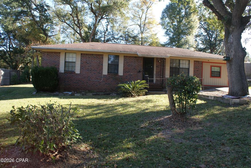 Single-Family Residential Home located in an established West-End neighborhood in the City of Marianna, Florida.  Property in situated on a huge lot so there is lots of space to add outside entertainment areas, etc.