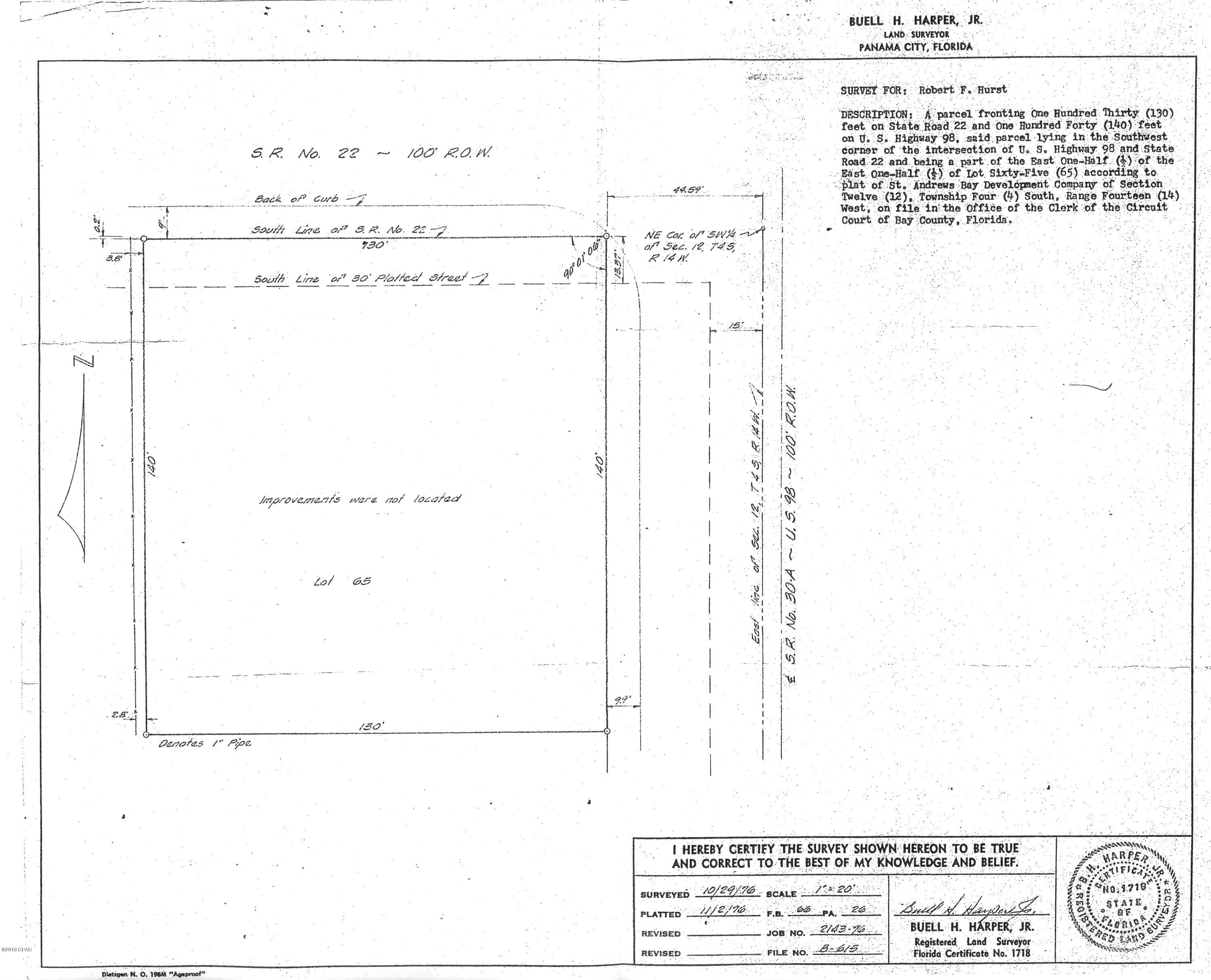 St. Andrews Bay Dev. Co. - Land