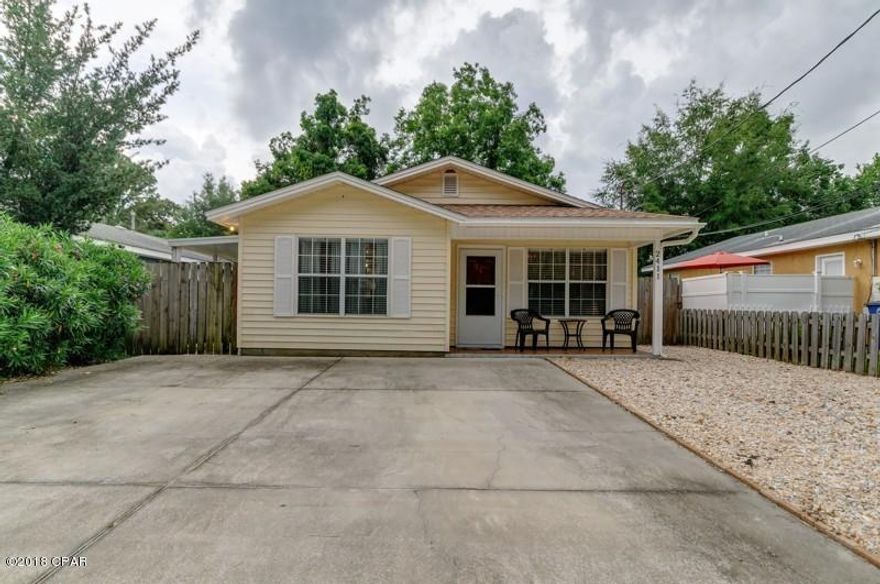 MULTIPLE OFFER SITUATION: Highest and best must be turned in by 5:00 pm on 7/21/18. Great opportunity to own this immaculate 3 bedroom 2 bathroom home located in the desirable St Andrews. Close to great schools, downtown St Andrews, and popular dining. Highlights include a new roof installed within the last year, AC installed within the last 5 months, and two large storage sheds. This affordable home invites comfort with over 1,000 sqft of heated and cooled living space. The spacious kitchen with tasteful tile countertops, tile floors, and a gas stove opens up to the dining area. Wood floors run throughout the great room and hallways. The covered patio is perfect for entertaining with tons of space for get-togethers. The privacy fence allows you to enjoy your privacy and the two large sheds (one with AC) are great for extra storage. Don't let this beautiful home get away. Schedule your showing today!