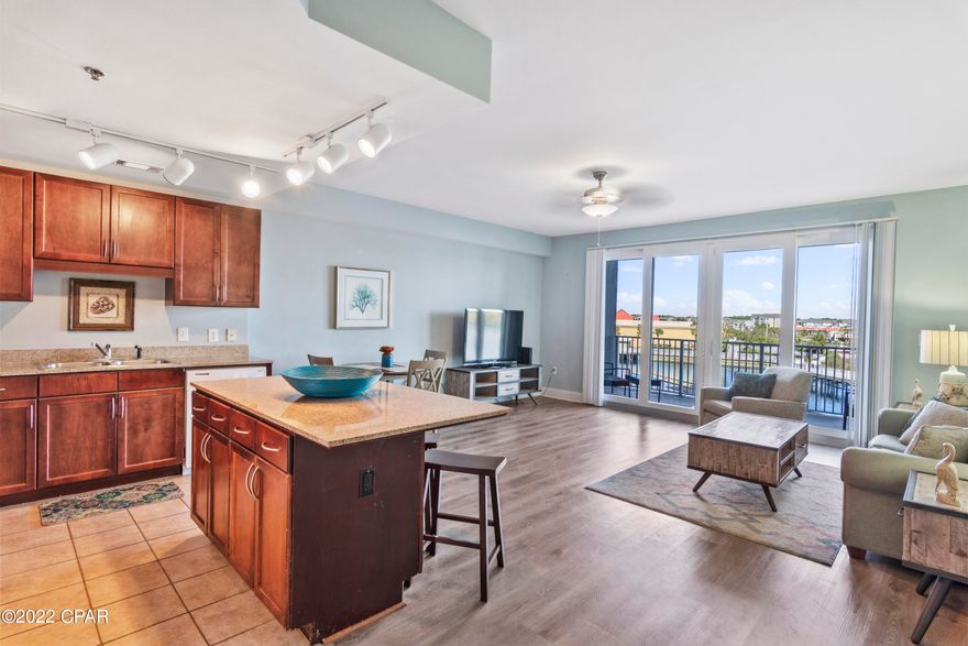 This Residence Offers 1 Bedroom, 2 Baths, Bunk Room & Can Easily Accommodate Over 6 People. Features Include: Granite Countertops, Kitchen with Island, Updated LVP Flooring, Large Open Floor plan & Expansive Lake View Balcony. Laketown Wharf Resort Is In The Heart Of All The Fun & Excitement In Panama City Beach Just Steps Away From The World's Most Beautiful White-Sand Beaches, Shopping, Dining & Entertainment. This Beachside Resort Offers Unparalleled Amenities With Convenient Beach Access, 5 Unique Pools, Splash Bar & Grill, Gulf View Fitness Center & Covered Garage Parking. Laketown Wharf Offers A Variety Of Views Including The Gulf Of Mexico, Lake & Golf Course.  Enjoy The Nightly Fountain & Light Show & Market Shops Along The 52,000 Square Feet Of Lakefront Boardwalk.
