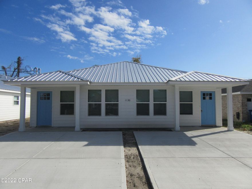 New construction! 3 Bedroom 2 Bath duplex with Stainless appliances. Convenient to historic downtown Panama City and shopping and dining. LVT flooring and Ceiling fans throughout. Central heat and air, washer and dryer hookups. Open floor plan with a covered back patio. Lawn care is included All property sizes and ages are approximate, please measure and/or verify if important.

School assignments are subject to change, please check with Bay County for most accurate information.

Deposit is the same as the rent. Pets allowed with owner approval and NON-REFUNDABLE pet fee applies per pet. Breed restrictions apply.