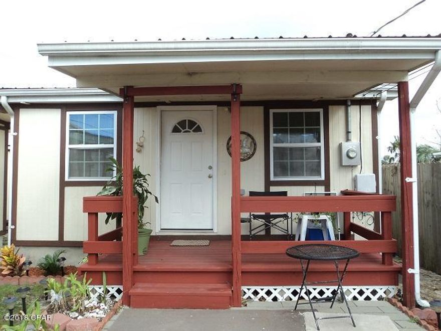 Cute, Cute, Cute.  These two homes are 2 Bedroom , 1 Bath each, Separate Storage areas,  walking distance to the most beautiful beach and more good news, they are both occupied with renters.   Already producing income.  All dimensions are approx.