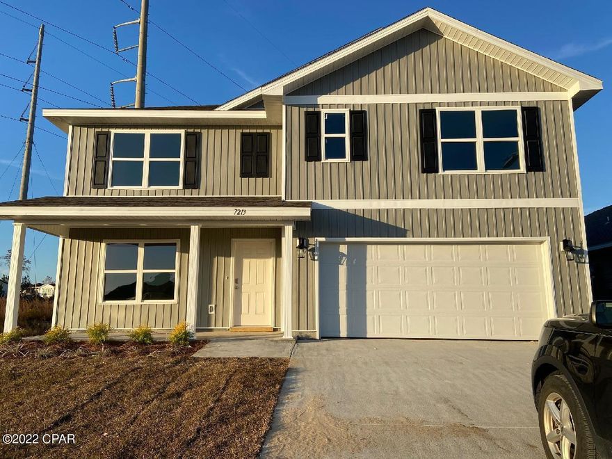 Welcome to the newest phase in Olde Town Village! The Hayden is a 5 bedroom, 3 bath, 2 car garage floorplan. As you enter through the foyer, you will find a large open living space joined by a gorgeous dining and kitchen area with Whirlpool stainless steel appliances. Bedroom 1 is located on the second

floor of the home and features a bath with a garden tub, separate shower, dual vanity sinks and large walk in closet. Standard features of this home also include; vinyl flooring throughout, carpet on the stairs, hallways, bedrooms, laminate countertops, and traditional 8' ceilings. This home also includes a standard smart home package with Echo Dot device, kwikset keyless entry, Qolsys touch panel and Skybell Doorbell. Pictures may be of similar, but not necessarily of subject property, including exterior and interior colors.

This home is being constructed with the Zip Sheathing system, providing greater protection than a traditional housewrap from
damages due to wind, rain, and extreme weather.