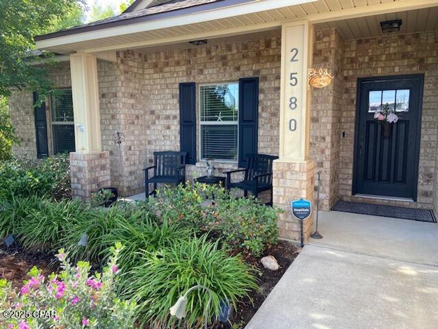 'It Is Good To Be Home'
From the moment you arrive, you'll fall in love with this charming, meticulously maintained all-brick home that truly checks every box.
Looking for your dream home?  How about:
	A quality-built and well-maintained property?
	A private, fully fenced back yard featuring beautiful landscaping and no backyard neighbors with a 15X24 patio?
	Three spacious bedrooms, each with its own walk-in closet?  Primary suite has his & hers walk in closets!
	Two full bathrooms, including a dual vanity and large walk in shower in the primary suite?
	A large laundry room, ample closet space, and low utilities?
A two-car garage with custom shelving, ample attic storage, proximity to top-rated schools and convenient shopping, and a sprinkler system that runs on recycled water?
And best of all - NO HOA?

This home has everything you're looking for - and yes, the Tiki Toss stays!
Come experience the kind of home that makes you say every day, 'It is good to be home.'