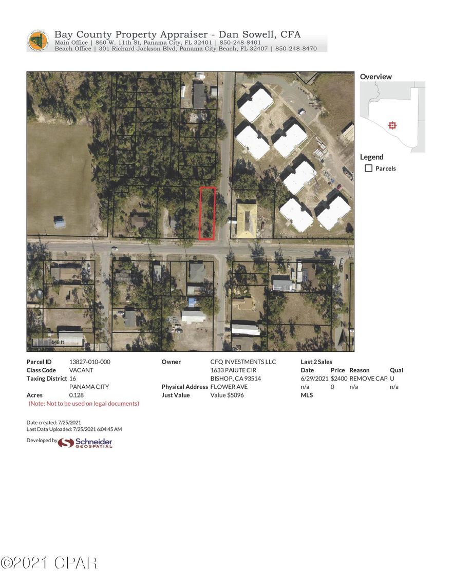 Located on the NW corner of Flower & 17th..Lot in flood zone X. Utilities would need to be added.  No physical address since there aren't utilities established on the parcels. Seller has no knowledge of property & all info taken from appraiser site. Buyer to do their own due diligence.