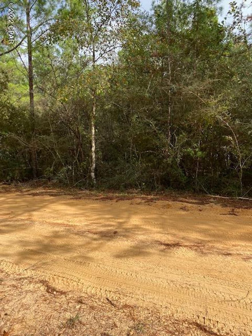 Beautiful piece of residential property perfect for building a home or setting up a trailer. Located Half way between DeFuniak Springs and Crestview Florida and a few miles from an I10 exit.  Community water is available.  Water tap, Septic and Electricity needed.  Sign on Property.