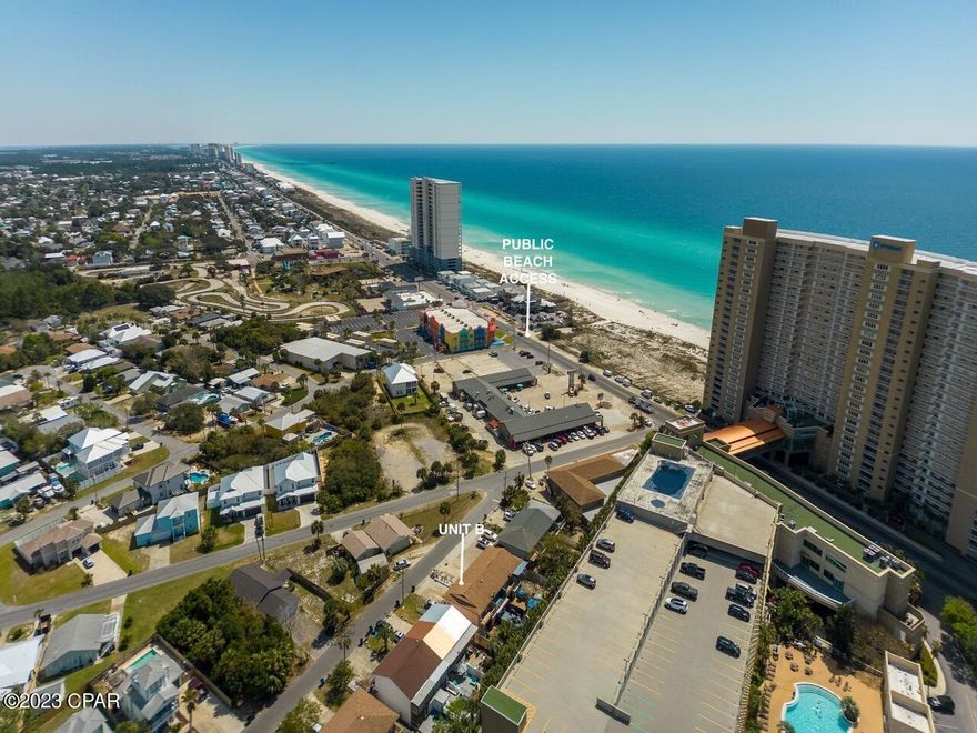 Investment opportunity awaits in the highly sought-after Open Sands community! This stunning 2-bedroom, 1.5-bathroom beach townhome is completely renovated and turn-key with stylish accents and lasting decor. The location is unbeatable, just one block from the beach, and within walking distance of shopping, dining, entertainment, and public beach access #51. With no HOA fees and behind the Wyndham Resort, this townhome is an excellent investment property or a second home away from home. The townhome boasts a screened patio area, deck with storage closet off the back, completely fenced-in yard, covered and enclosed outdoor shower, and a balcony off the upstairs bedroom. Inside, there are lots of cabinets, granite countertops, stainless steel appliances, and and electric fireplace!