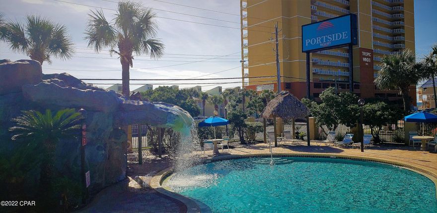 ***Please submit highest and best by 9pm 5/27/22.   Thankyou



Best priced unit in Portside 2.5 baths 2 bedrooms fully furnished, turn key.  Primo location, sits across from nature area no direct view of neighbors.  Views of the pool and clubhouse from the balcony.  Resort living and brief stroll to the worlds most beautiful beaches.  Must see unit, easy to show, come see today.