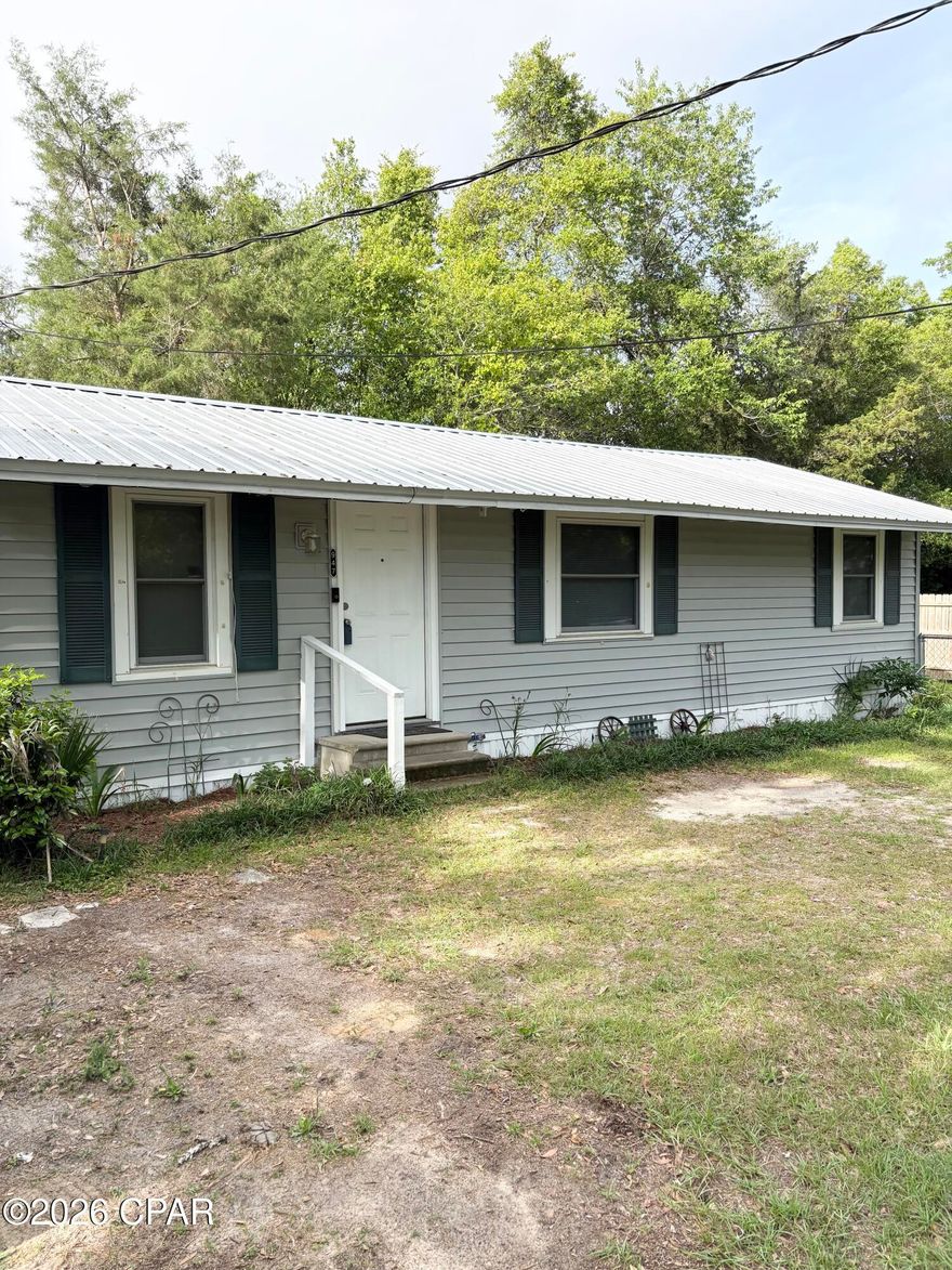 Welcome to this inviting home in the heart of Graceville. Offering 3 bedrooms and 1 bathroom, this property combines small town charm with practical updates already in place. Recent improvements include a newer metal roof and an energy efficient mini split system, helping provide comfort and peace of mind for the next owner. The spacious yard gives you plenty of room to enjoy the outdoors, entertain, garden, or explore future possibilities for expansion or development. Properties with this much outdoor space and potential are becoming harder to find.
Located just a short distance from local shopping, restaurants, and a nearby coffee shop, you will enjoy the convenience of being close to everything while still enjoying the relaxed feel of Graceville living. Whether you are looking for a place to call home or you are an investor wanting to add to your rental portfolio, this property offers plenty of opportunity and potential. With its convenient location, recent updates, and large lot, this is one you will want to see for yourself. All measurements are approximate and should be verified if important.