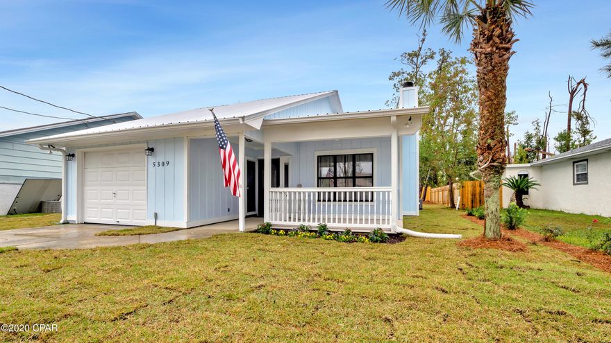 CURRENTLY UNDER CONTRACT, SELLER ACCEPTING BACKUP OFFERS-Completely updated very nice, well landscaped house just off Tyndall Parkway,  convenient to Tyndall AFB and Callaway shopping. New Stainless kitchen appliances, new kitchen cabinets with new granite counter tops. New Metal roof, new Central A/C and heat unit. Updated bathrooms. Oversized garage with cabinets and work area. Large vaulted ceiling great room with fireplace. Fully equipped kitchen with breakfast bar; laundry room, and large closets in bedrooms. New carpet and new lighting. 2 covered porches offer plenty of space for relaxing; privacy fence in back yard on one side and across rear of the back yard. New rain gutters. 

Buyer to verify all information.