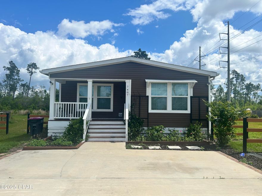 Welcome to this beautiful 4 bedroom, 2 bathroom home located in Panama City, FL. This spacious home features a carpeted bedrooms, walk-in shower, laundry room, soaker tub, garden area, garage, covered porch, kitchen with window, kitchen island, and a spacious master bathroom. The backyard is perfect for outdoor activities and entertaining guests. With plenty of space and modern amenities, this home is perfect for anyone looking for a comfortable and convenient living space.