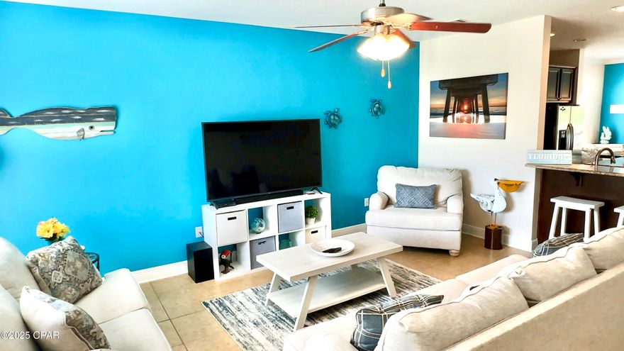 MOTIVATED SELLERS!!!!

Located just two blocks from the sugar-white sands of the Gulf, this fully furnished 3-bedroom, 2.5-bath home offers the perfect blend of comfort and convenience right in the heart of Panama City Beach. Inside, you'll find a warm and inviting living area designed for laid-back coastal living, with an open layout that makes hosting friends and family a breeze.

The spacious kitchen flows effortlessly into the dining and living spaces, while large windows bring in natural light and beachy vibes. Step outside to enjoy a fenced-in backyard—ideal for kids, pets, or just relaxing in your own private outdoor space.

One of the best perks? A sparkling community pool just steps away—perfect for those sunny Florida afternoons. Plus, you're only minutes from popular restaurants, shopping spots, and everything else PCB has to offer.

Whether you're looking for a personal getaway, an investment property, or your next home base, this one checks all the boxes. Schedule your tour today and get ready to live the beach life you've been dreaming of.