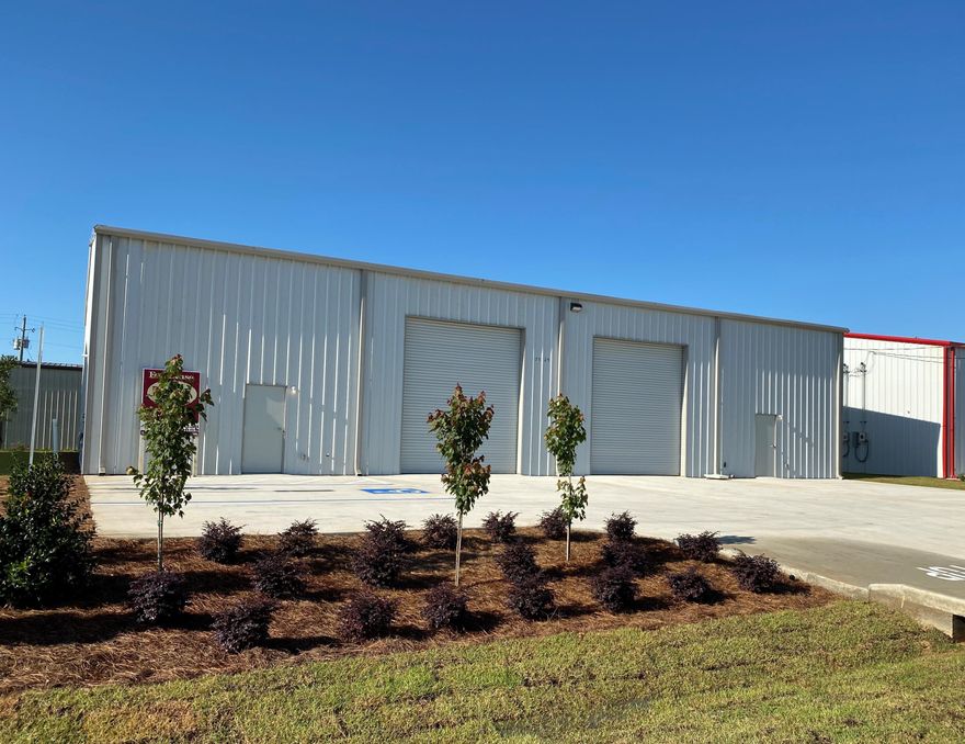 New 5,000 square foot street-level warehouse now under construction in the new ''Beach Business Park''. Includes: 16' clear-height at the eaves, #2 12'W x 14'H rollup doors, #2 ADA restrooms, #2 electrical panels, 6'' concrete slab, driveway and parking. Site Plan, Building Plans and elevations are attached. The Photo is an architects rendering of the 10,000 sq. ft. building that is available on Lots 19 & 20. Will finish or build-to-suit.
