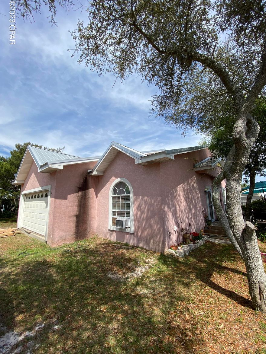 Attention Investors and Contractors! This charming fixer-upper 2 bed/2 bath home is just waiting for your personal touch to transform it into a stunning masterpiece. Originally built in 1994, it is in need of some updates including: HVAC, Electrical, and Plumbing systems, which presents an excellent opportunity for those with an eye for potential. What sets this home apart is its immaculate condition - with no signs of mold or wood rot, you can rest easy knowing you're making a sound investment in this rehab. Whether you're looking to turn this into a short-term rental property or a permanent beach retreat, the possibilities are endless with no HOA and golf cart friendly community. A quick 5-minute stroll down Derondo will take you directly to the breathtaking beach, nearby Pier Park offers shopping, dining, and entertainment