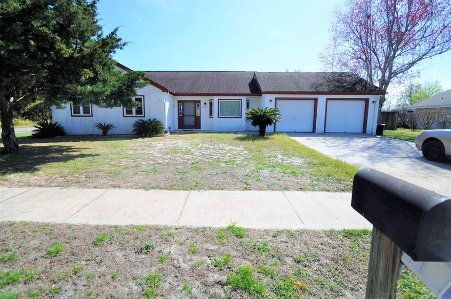 Cute little house in the heart of Callaway. 5 mins to Tyndall AFB. This 3 bedroom home is just mins walk to the bay. You are close to Walmart, restaurants, shopping fishing, boating. It has a nice open floor plan. This house features vaulted ceilings, rosewood floor, Tile floor kitchen, wood kitchen cabinet, hurricane windows. Original roof was replaced in 2006. Want to live in paradise but don't want to spend a fortune? This is the place for you. 100% USDA financing is available W.A.C.All sizes are approximate, please measure if important.