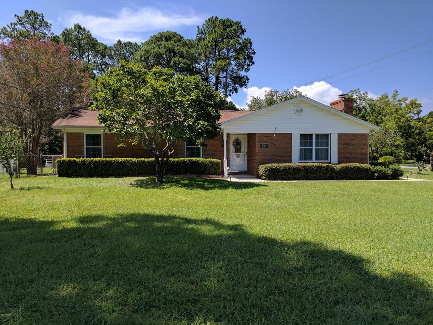 HOME WARRANTY PROVIDED BY SELLER! This well maintained 3 bedroom, 2 bath home on nearly a half acre corner lot is conveniently located to shopping, downtown Panama City and Tyndall AFB.  Updated kitchen with all stainless steel appliances and huge 17x28 family room great home for entertaining,game room, family fun, or the best man cave ever. Newly remodeled bathroom with walk-in shower, tile in the kitchen, hall and both bathrooms. The master Bedroom has a walk-in closet, as well as a full bath. There is an office & laundry room just off the kitchen and formal dining room. The yard is very spacious,fenced and has a large 12x20 storage shed,well/pump and sprinkler system. Plenty of room for a pool or boat storage.All measurements approximate verify if important.