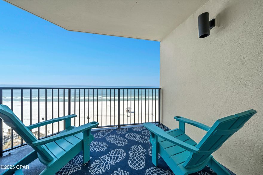 This spacious 6th-floor ''A'' floor plan at Sunbird Condominiums offers the largest layout available, fully furnished with 1 bedroom and 1 bathroom. The property features sweeping Gulf views and a highly desirable location on the east end of Panama City Beach.
The unit has been recently renovated with new flooring and French doors leading to the master bedroom. The kitchen is equipped with expansive countertops and custom cabinetry designed for efficiency and practicality. The bathroom has been upgraded with a fully tiled walk-in shower for a clean, modern look.
Sunbird Condominiums provides a range of amenities, including three swimming pools (one heated), tennis courts, BBQ areas, and direct beach access. Recent property improvements include new roofs, windows, sliding doors, fencing, and elevators, ensuring the community is well-maintained.
Located within walking distance of top dining, shopping, and nightlife, and just minutes from new attractions like Top Golf, this property is positioned to offer both convenience and value. Ideal as a personal residence, vacation home, or investment property, this condo delivers comfort, functionality, and a prime coastal location.