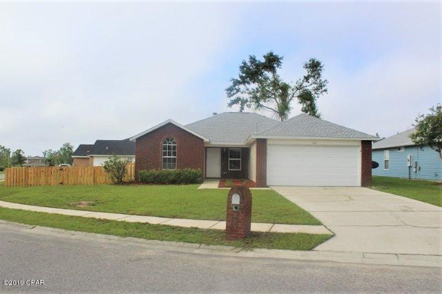 Newly renovated home , in Shadow Bay subdivision, 15 minutes to Tyndall AFB, minutes to shopping and restaurants, close to water activities. Large corner lot home has a new picket fenced yard. Home also boasts, new roof, new windows, new Luxury vinyl plank flooring, tile in all wear area's, new paint, Crown molding in many rooms, new refrigerator, new vanities (almost a new home). Kitchen has lots of cabinets and ample counter space, flowing into the dining area. Family room has a warm fireplace for winter nights. Large master suite offers his and her closets with large vanity, and separate tub/shower.  Covered porch is perfect for the grill, and the fenced in backyard is perfect for the pets. Buyer should verify all measurements if important. A few improvements still need to be done.