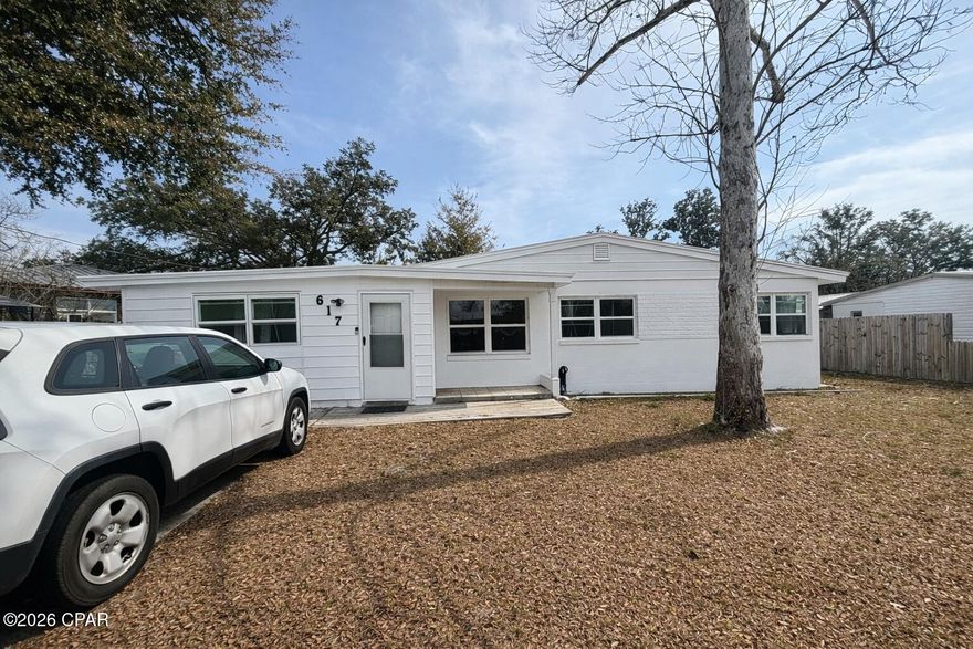 ** Professional Photos coming soon** Exceptional investment opportunity in the heart of Parker! Whether you're expanding your rental portfolio or securing a property with immediate income potential, this well-maintained home deserves a closer look.

Major system updates provide added confidence, including a new water heater installed in February 2025 and an HVAC system replaced in 2018. Double-pane windows enhance efficiency, and the formal dining room adds functional living space that appeals to long-term tenants.

The property is tenant-occupied with a lease in place through 12/15/2026, offering established rental income from day one.

Location is a standout feature, approximately 5 miles (about 9 minutes) to Tyndall Air Force Base and just minutes to everyday conveniences, shopping, and dining. Enjoy close proximity to beloved local amenities including: 
• Parker Sports Complex,
• Parker Environmental Exploratorium Park,
• Under the Oaks Park,
• Nearby boat ramps and fishing piers,

This location supports both lifestyle appeal and rental stability, a combination investors consistently seek.

Buyer to verify all measurements and information deemed important.