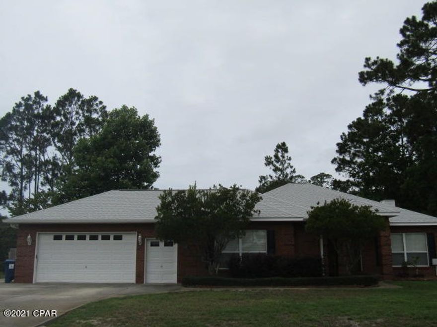 Colony Club - 3 bedroom, 3 bath home featuring large living/dining combo with wood burning fireplace, open kitchen, split bedroom floor plan and large two car garage with golf cart door.  Home also features engineered hardwood floors, custom cabinets in kitchen and closets, jetted tub in master  bathroom and stand alone shower with 2 shower heads. Back yard is fenced with large open deck for entertaining. Lawn service and pest control provided. ** $250 deposit/$50 pet fee/$25 month pet rent.