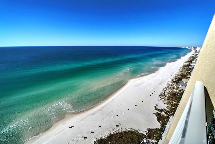 Fully Furnished 1 Bed/ 2 Bath + Bunk Unit that sleeps 6.  The HOA fee INCLUDES POWER! This Unit is Gulf Front on the Beautiful East End of Panama City Beach. It's located next door to one of the most popular beach front restaurants in PCB, Schooners!  It's also located just a short stroll to St. Andrews State Park.  The Resort Includes:  Two Gulf-side Pools (One Heated Seasonally) with Connecting Hot Tub, Fitness Center, Game Room and Parking Garage. Room sizes and square footage are approximate. If important, please measure.