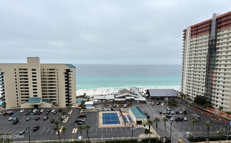 ***BEST PRICED 2 BEDROOM(WITH BUNK ROOM), 2 BATHROOM DIRECT GULF VIEW UNIT AS OF LIST DATE!!!***  The direct gulf front views from both the living room and master bedroom will take your breath away, and the 2nd bedroom lake views are spectacular as well. The additional dual bed bunk room guarantees maximum rental income by being able to sleep well over 8 guests at a time. This fully furnished unit offer stainless steel appliances, granite countertops, vinyl plank and tile flooring, and coastal inspired furniture and furnishings. The following are some of the Laketown Wharf amenities: Covered garage parking, 5 pools, 2 hot tubs, state of the art fitness center, private beach access, a boardwalk lined with 5 restaurants, a market shop, pool bar, and a nightly light show from the lake. This exquisite unit is priced to sell and will not last long...so call me before it slips through your fingers!! All information is approximate and should be verified by buyers if important.