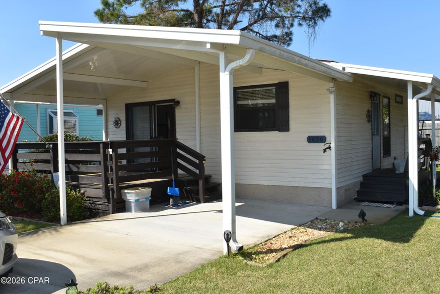 This Mobile home is located in the quiet 55+ Neighborhood of Greenwood Acres.   Great ammenities include community pool and a clubhouse.   There's 24 hour security with License Plate video cameras so it's safe as well as convenient.   The 2 bedroom, 2 bath unit has some upgrades and is a comfortable home.  There's a stacked Washer & Dryer in the kitchen closet, Vinyl plank flooring throughout for easy care, a 3 record of care that make your next home ready to move into.  Set an appointment to come see it today.  Room and lot dimensions are appoximate, please measure if important.