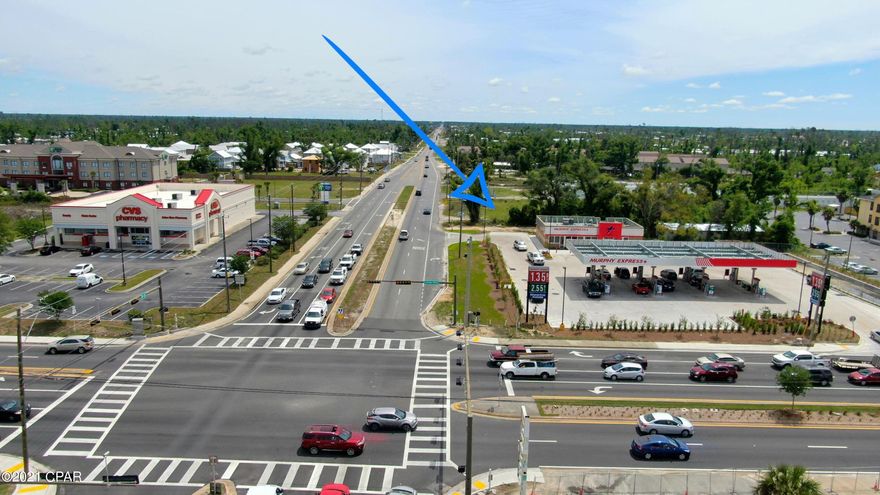 Almost 1 acres (.94) with 165' on Hwy 22  zoned General Commercial Hwy in City of Callaway.  Hwy 22 is being widened from 98 to Star Ave, current traffic count exceeds 18,000 cars per day, should increase as road gets expanded.  Permits already in hand to build your 'Quick Service Use' - just need your building permit.  Flood zone X, site is cleared and level and 100% permitted for a 3,000 sq ft drive thru concept, proposed building 30' x 100', see attached documents.