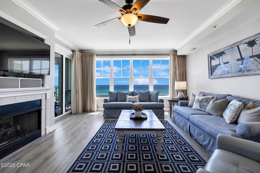 This stunning 3-bedroom, 3-bath  in the highly sought-after East Building of En Soleil offers 2,316 square feet of refined coastal living -- and opportunities like this are rarely available.

This spacious end unit captures unparalleled panoramic views of the Gulf of America, flooding the interior with natural light and showcasing breathtaking sunrises over the emerald waters. Designed for both luxury and comfort, this residence features:

Oversized Gulf-front balconies with outdoor kitchen
Bonus bunk room - perfect for guests or additional sleeping space
Expansive open living and dining areas ideal for entertaining

En Soleil is known for its low-density privacy and upscale amenities, including:
 • Gulf-front pools & hot tubs
 • State-of-the-art fitness center
 • Owner's reserved underground parking
 • Private owner storage lockers
 • Gated entry & premier security

Positioned in a prime location close to fine dining, marinas, and entertainment -- yet tucked away for peaceful beachfront living -- this residence embodies the best of luxury condominium ownership on the Emerald Coast.

Rare. Refined. Remarkable.
Opportunities in En Soleil do not last long.