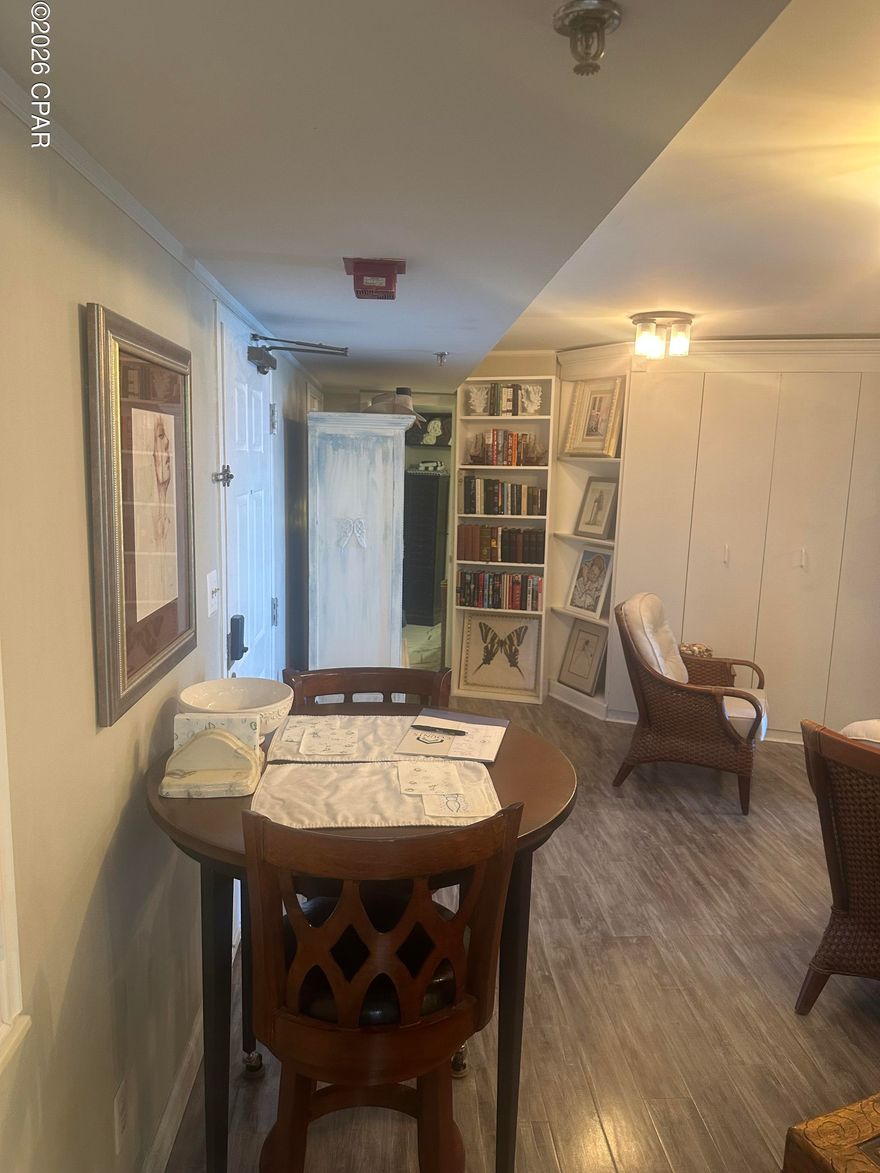 Professional Photos COMING SOON. Wake up to the sound of waves and the soft glow of the Gulf just beyond your balcony at 4715 Thomas Dr E-2, Panama City Beach, FL 32408 a coastal retreat where every day feels like vacation. Perfectly positioned along the sugar-white sands of Panama City Beach, this inviting beachside residence offers the effortless lifestyle you've been dreaming about. Step inside and feel the stress melt away as natural light pours through generous windows, illuminating an open living space designed for both relaxation and connection. Whether you're hosting sunset cocktails or enjoying a quiet morning coffee with the sea breeze drifting in, this is a home that makes memories easy. This studio offers peaceful sanctuaries, where the rhythm of the Gulf becomes your nightly lullaby. Every detail whispers comfort, warmth, and that unmistakable feeling of ''I'm exactly where I'm meant to be.''



Located on the sought-after east end of Thomas Drive, you're just minutes from waterfront dining, marinas, and local favorites, yet tucked away enough to feel like your own private escape. The famous Patches is right next door and St Andrews state park is a golf cart ride away.  Whether you're searching for a full-time residence, weekend getaway, or income-producing investment, this property offers not just a place to live -- but a lifestyle to love. Here, life slows down. Barefoot walks at sunset become your routine. And the beach is no longer a destination -- it's home.