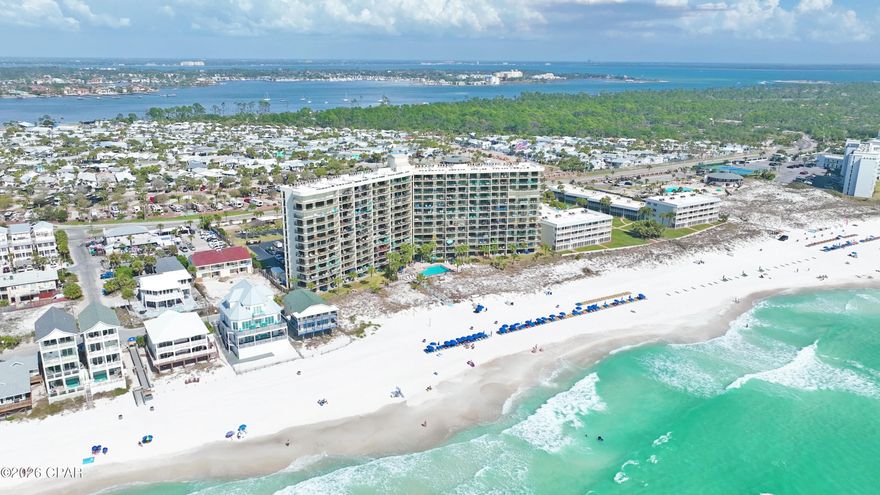 Wake up to the sound of waves and the soft glow of the Gulf just beyond your balcony at 4715 Thomas Dr E-2, Panama City Beach, FL 32408 a coastal retreat where every day feels like vacation. Perfectly positioned along the sugar-white sands of Panama City Beach, this inviting beachside residence offers the effortless lifestyle you've been dreaming about. Step inside and feel the stress melt away as natural light pours through generous windows, illuminating an open living space designed for both relaxation and connection. Whether you're hosting sunset cocktails or enjoying a quiet morning coffee with the sea breeze drifting in, this is a home that makes memories easy. This studio offers peaceful sanctuaries, where the rhythm of the Gulf becomes your nightly lullaby. Every detail whispers comfort, warmth, and that unmistakable feeling of ''I'm exactly where I'm meant to be.''



Located on the sought-after east end of Thomas Drive, you're just minutes from waterfront dining, marinas, and local favorites, yet tucked away enough to feel like your own private escape. The famous Patches is right next door and St Andrews state park is a golf cart ride away.  Whether you're searching for a full-time residence, weekend getaway, or income-producing investment, this property offers not just a place to live -- but a lifestyle to love. Here, life slows down. Barefoot walks at sunset become your routine. And the beach is no longer a destination -- it's home.