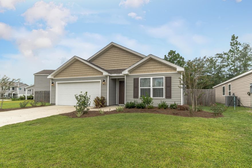 Wonderful single level property in one of the most popular communities in Bayou George. Seller is including a one year home warranty through buyers choice of home warranty company up to $500. This is a Cali layout that has 4 spacious bedrooms, 2 full baths. Open layout so you can enjoy hosting gatherings or just spending time with the family! New interior paint as well as freshly landscaped front flower beds. Property has privacy fence and is on one of the largest lots in the neighborhood. This property also includes a storage shed to help store your yard tools, water toys etc. Easy access to Tyndall AFB, Ecofina, Bay Haven/North Bay Haven and Panama City mall.