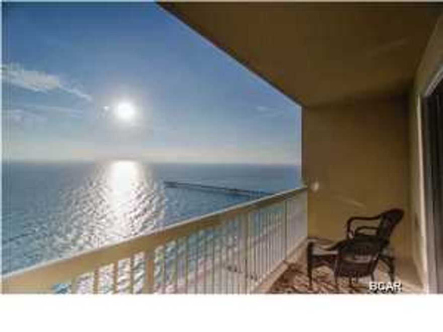 Savor a splendid lifestyle in this efficient floorplan in Calypso Tower 1. This vacation residence has been updated with beautiful sun resistant fabrics and bed linen, fashionable light fixtures and other special touches from the owner. Gorgeously furnished, this 22nd floor unit is a 1BR/2BA with a bunk area, a fully equipped kitchen, laundry closet, and the balcony is completely private. Calypso's exceptional amenities include a parking garage with walkover, two beachfront resort style pools and a tiki bar & grill, on-site fitness center and concierge service. You can walk across the street to Pier Park, featuring shops, boutiques, dining, concerts, parades and more! Of course, you will enjoy the million dollar view from your private balcony and convenient access to the wide