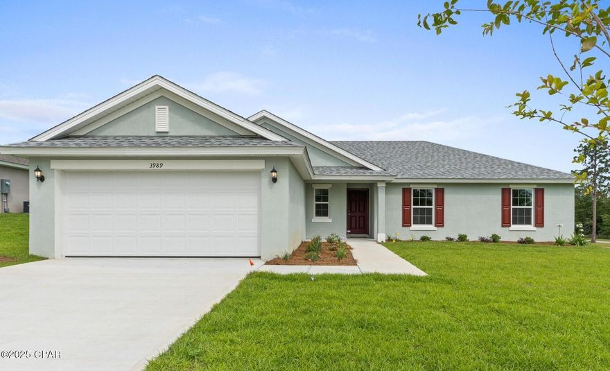 Welcome to this new construction, turn-key single-family home nestled in the desirable Sunny Hills community of Chipley, Florida. Built in 2023, this stylish property offers 4 bedrooms and 2 full bathrooms across approximately 1,716 sq ft of living space, all on a well-sized 0.27-acre lot.
Enjoy a balance of rural tranquility and community convenience. Chipley is a welcoming small city in Washington County, Florida, offering nearby amenities and easy access to the broader Florida Panhandle region.
This home is ideal for anyone seeking a move-in ready property with all the modern comforts. Whether you're looking for your first home, a down-sizing move, or a rental investment, you'll appreciate the quality build, attractive finishes and desirable layout.
Many other move in ready options available in different floor plans and color schemes.