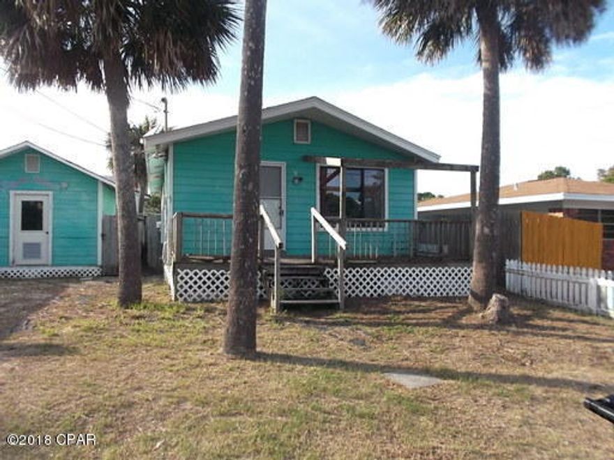 1 bedroom beach cottage in a great location that is within walking distance to the beach. This home features; privacy fenced backyard, detached utility shed, and washer and dryer connections. Half off of the security deposit for active military.



All measurements are approximate.