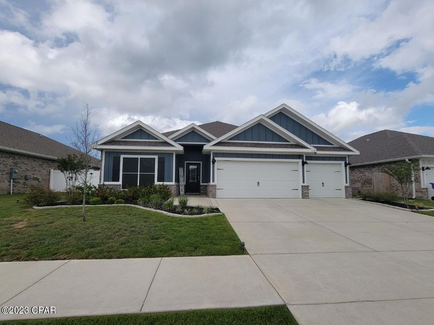 Coming soon in July! This is a gorgeous 4 bedroom, 3 bath home located in the Titus Park community. Spacious open floorplan. Kitchen island with granite countertops, stainless steel appliances, and pantry. Formal dining area, and a breakfast nook. The master bedroom is located towards the back of the home and features walk-in closets. Master bath features double vanity sinks, separate shower, and tub.  Also the home features a 3 car garage,  Solar Panels, covered open patio, privacy fenced back yard and much more. Call to schedule a tour.