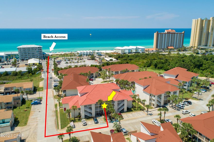 Horizon South 56-204 is a beautiful 1 bedroom 1.5 bath, 2nd floor unit. Fully furnished with custom hallway bunks and coastal décor throughout. This condo is great turnkey investment property with great vacation rental income.  Horizon South's amenities include 4 outdoor pools, spa, children's pool, tennis courts, shuffleboard courts, basketball court, horseshoe pits, laundry facilities, miniature golf, pool tables, and fitness room. 56-204 is near the south entrance off Front Beach Road and steps to the private beach entry for Horizon South owners and guests. Conveniently located in quieter West PCB near Pier Park with amazing restaurants, shops, entertainment, and the sugary white sands of Panama City Beach.