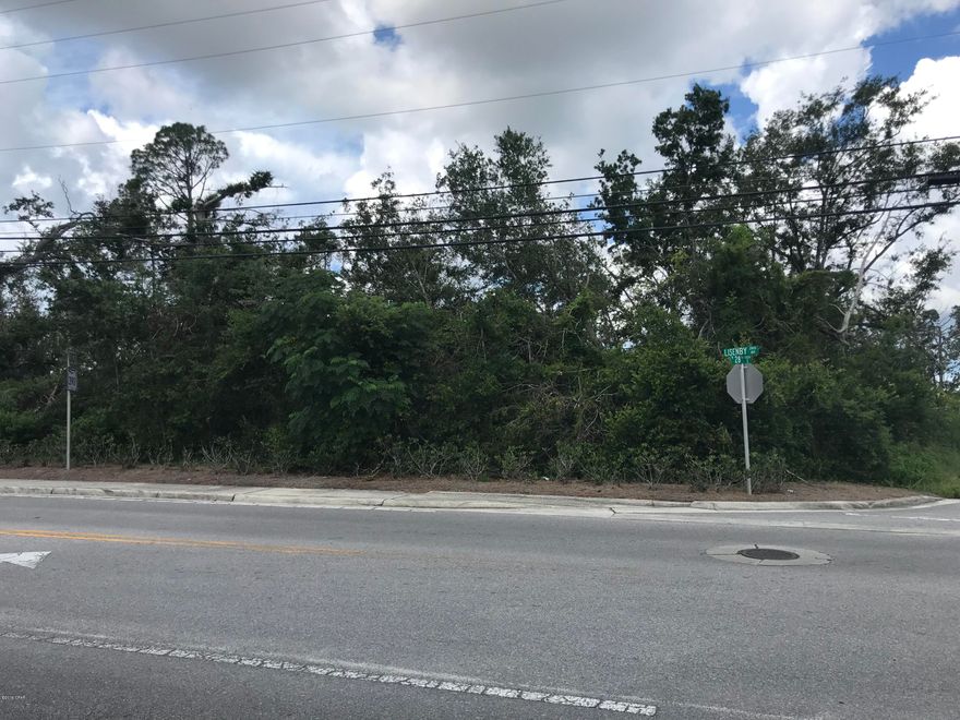 2.97 acres for Potential Commercial Development.  It is currently zoned R-1 Residential Single Family. Due to the widening of Hwy 390 to six lanes the Dept of Transportation has claimed a portion of this property so once construction is completed (estimated in Winter of 2020) it will have road frontage on Hwy 390. The main access point to and from the property will most likely be Lisenby Av. which is currently the entrance road to SweetBay subdivision and University Academy Charter School. The subdivision currently has 235 homes built with another 227 slated to begin construction and ultimately a master plan for a total of 3,000 homes to be built over the next 20 years. The charter school is a free public K - 8th grade school that is ranked in the top 10 percent of all schools in Florida. This location has excellent traffic exposure and a traffic signal that allows for signage along Hwy 390 for maximum advertising potential. Public water and sewer are accessible by annexing into the City of Panama City. A potential zone change could be applied for, after purchase, with the city to allow General Commercial use. Potential options for this property would need to be lower traffic neighborhood commercial activity including retail sales and services, professional offices, and other similar uses.
