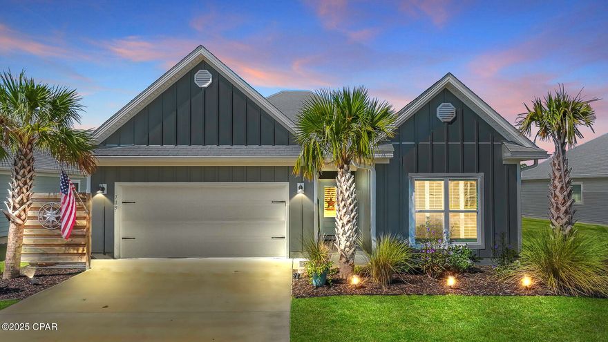 LOCATION, LOCATION!! 715 Backwater Rd is a stunning home in the heart of WindMark Beach overlooking a peaceful pond! This 4-bedroom/3-bath coastal retreat offers style, comfort & incredible flexibility thanks to its thoughtful design. The main residence showcases an open-concept layout with 3 bedrooms/2 baths, highlighted by luxury vinyl plank flooring, soaring 9-foot ceilings & an airy coastal color palette. At the heart of the home, the spacious kitchen features granite countertops, stainless appliances & an oversized island with seating for four. Plantation shutters add elegance while recessed lighting & abundant natural light create a warm, inviting atmosphere. The living area flows seamlessly to the backyard through French doors opening to pond views & a charming dining nook is ideal for both casual meals & entertaining.  What truly sets this property apart is the private mother-in-law suite. With its own exterior entrance, full kitchen, living room, bedroom & bathroom, this space is perfect for multigenerational living, a private guest retreat or rental income. Matching the main home, it includes granite countertops, stainless appliances & stylish finishes. The lot backs to a pond for added privacy & a tranquil setting, with common green space between you & your neighbor. A shallow well for irrigation helps keep the landscape lush & beautiful year-round. Living in WindMark Beach means enjoying a lifestyle like no other—residents have access to a sparkling community pool, modern fitness center & the freedom to drive golf carts all throughout the community to shops, dining & three miles of pristine beach. Just minutes away, downtown Port St. Joe offers boutique shopping, fresh seafood restaurants, a bustling marina & a charming historic district. This is more than a home—it's a way of life where mornings start with pond views, afternoons are spent on the sand & evenings bring community fun & coastal relaxation. Call for your private tour & LIVE THE BEACH LIFE!!