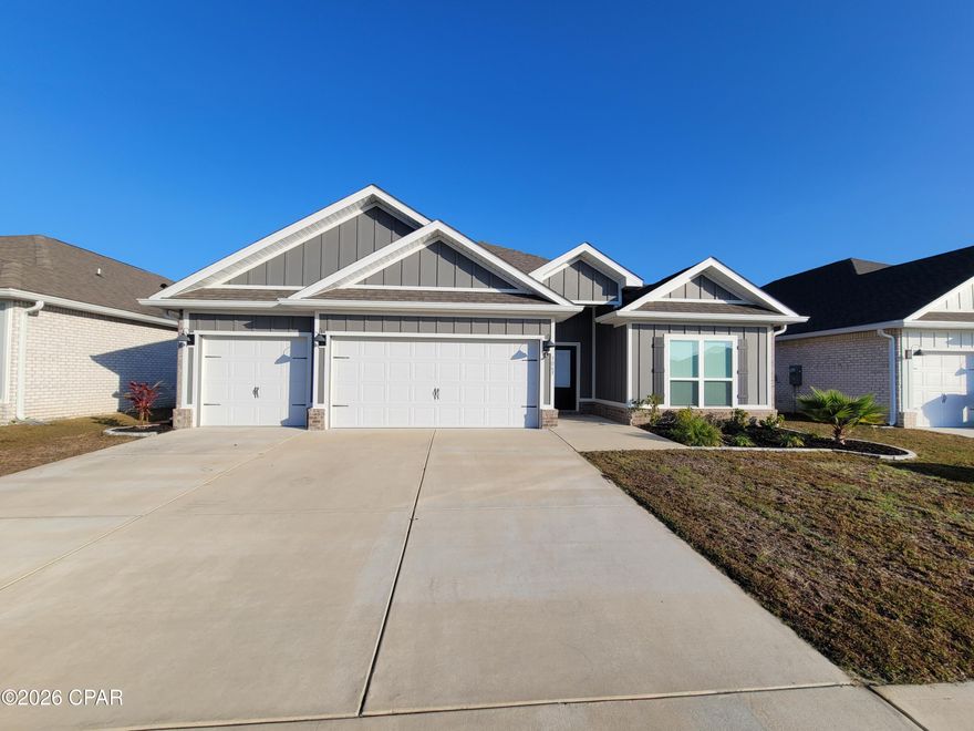 Hodges Bayou Plantation! Beautiful 4 bedroom 3 full bath open floor plan with split bedroom plan and 3 car garage with privacy fenced backyard. This home features solar panels, stainless appliances with island breakfast bar, pantry with shelving and cabinet with granite counter top, master bedroom with tray ceiling, master bath with separate shower, soak tub, double vanity and large walk in closet, covered back patio with ceiling fan overlooking the backyard.
Pet Negotiable $50 Pet Fee, $250 Pet Deposit and $25 per month pet rent.
Keyless Entry, Smart Home Security Panel and Firepit is AS IS.
Owner Requires Renters Insurance of $100,000 Liability and owner addition interested party. Community Amenities include a playground.