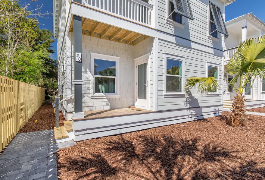 Brand New home 4 bedroom, 3 bathroom home located in Blue Mountain Beach south of 30A just steps away from biking and walk path and beach access. Built to the latest standards, upgrades include, impact windows and doors, metal roof, separate A/C units for each floor, paver driveway, outdoor shower, tankless

water heater and more. Design upgrades include shiplap walls, luxury vinyl floors, quartzite counter tops, upgraded cabinets with glass doors, stainless appliances,

gas cooking, stainless vent hood, titled showers, rimless glass shower enclosure in master bath and more. A rare find with upgrades, finishes location and price, this

home is sure to please.