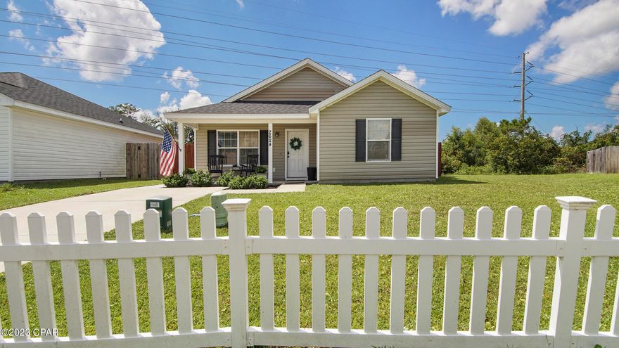 CURRENTLY UNDER CONTRACT, SELLER WILL CONSIDER BACKUP OFFERS This well maintained 3 Bedroom/2 bath home is located in Avondale Estates! Inside this cozy open concept home you will find luxury vinyl plank flooring throughout all common areas; split floorplan, large living area featuring vaulted ceilings open to the dining area and kitchen. HVAC (inside and outside) is less than a year old. The kitchen features stainless steel appliances, breakfast bar and pantry. Just off the entry way sits the secondary bedrooms and full bath with tub/shower combo. Situated off of the kitchen is a spacious laundry room and Master Bedroom. The master features a trey ceiling, dual vanities, and tub/shower combo. The exterior showcases a covered front patio overlooking the front yard with white picket fence, privacy fenced backyard, shed and deck. Did we mention no neighbors behind you? Avondale Estates also has a neighborhood playground. Call to schedule your private showing today! All measurements approx; buyer to verify if important.