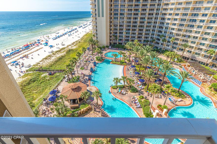 Location, rental history, renovated and updated.  If you are looking for a 3 bedroom, 3 bath condo with a bunk area, here it is.

Beautifully updated from floors to ceilings.

Stainless appliances, new flooring, fresh paint, updated counter tops, the westerly view and a deeded parking spot on the 10th floor not far away.

This rental machine has an excellent rental history for the last two years.  Built in base with ability to grow.

This unit in the Shores of Panama complex offers all the amenities for you or your guest to enjoy the full experience of a beach getaway.  Facility has gym, pools, hot tubs, and is close to all that Panama City Beach has to offer.