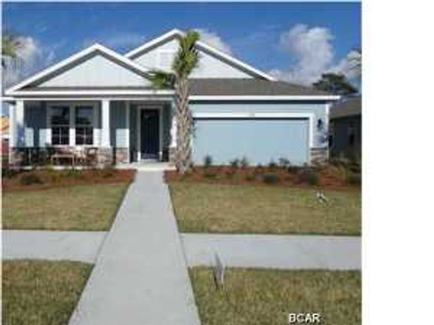 Beautiful new construction home with a Mako Floor Plan and Craftsman Elevation in new Whisper Dunes Phase 2B subdivision. A Samuel Taylor built home includes standard features such as designer carpet in main areas and bedrooms, 8 ft. 2 panel craftsman interior door package, brushed nickel fixtures and faucets throughout, insulated (R19) interior common walls and insulated (R38) ceilings, and durable Sherwin Williams premium interior wall paint. Kitchen features stainless steel appliance package (range, dishwasher, & microwave) and oversized 36'' wood cabinetry with crown molding, and granite counter tops. Full bathrooms include raised vanity heights, large tile flooring in bathrooms and laundry rooms, 2 x 6 Exterior Wall Construction, and hurricane tie down rod anchor system. Exterior