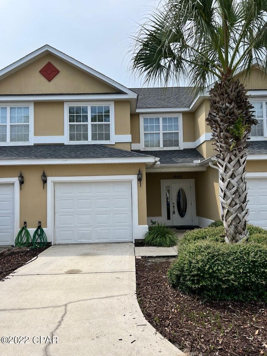 Great location for this 3 bedroom, 2 1/2 bath townhome located towards the East end of Panama City Beach. This home is located in Annabella's which is a gated community with a community pool and club house. This home also features a breakfast bar, one car garage, and open patio out back.