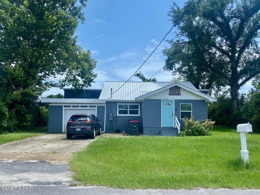 Check out the Price Improvement.  Seller willing to offer $2000 towards closing costs. This unique 3-bedroom 2 bath home is located in a blossoming area of Panama City, offering a location right off the beaten path allowing quick access to town.  Located with 30 minutes of Tyndall AFB and the beautiful Panama City beaches, just minutes from shopping and restaurants. There are plenty of city parks within the area, including the new 98-acre Lynn Haven Preserve and Bayou.  This home offers a living room with separate den area with luxury vinyl plan flooring throughout, spacious bedrooms, a large indoor laundry room that connect to the oversized one car garage.  If you love outdoor entertaining, fully fenced backyard for entertaining with a covered porch and floating patio. Within the last 2 years, the improvements include the roof a new metal roof was installed on the main part of the home, exterior paint, flooring replaced, light fixtures, laundry room cabinetry, porch and patio.  The new HVAC system was installed in 2017.