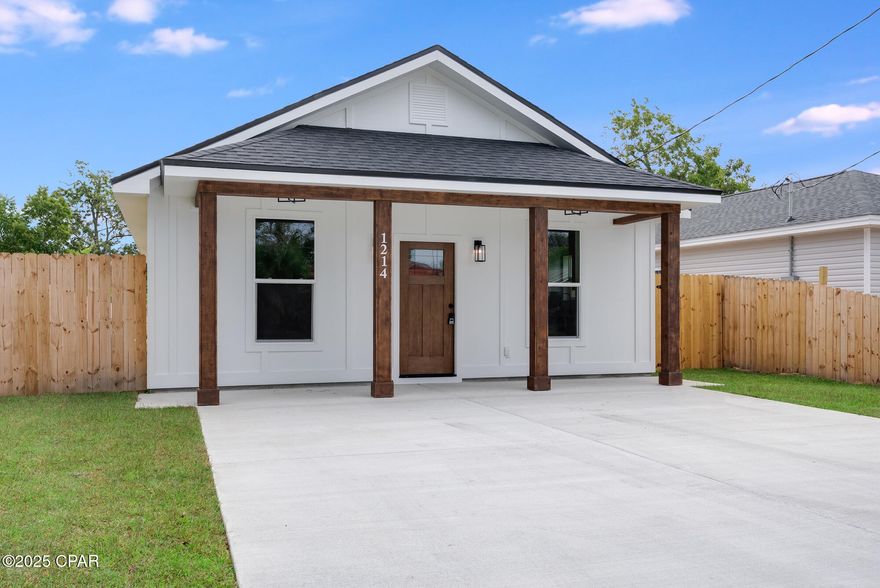 Discover an exceptional opportunity at 2512 N Bonita Ave. This home is currently under construction and projected to be completed in late January, offering buyers the chance to secure a brand-new build on a rare, oversized lot right in the heart of Panama City.

The planned layout features a comfortable 3-bedroom, 2-bath design with light-filled living spaces and a functional flow ideal for everyday living. Buyers will enjoy the privacy and room that come with a large lot — perfect for creating a future pool area, garden, workshop, or the outdoor setup of your choice.

Even with its peaceful, spacious setting, the location delivers unbeatable convenience. You'll be just minutes from:
	•	Shopping and dining at major retail centers
	•	St. Andrew Bay for boating and waterfront recreation
	•	Schools, parks, and downtown Panama City
	•	Easy routes to Tyndall Air Force Base and other employment hubs

Opportunities like this — new construction paired with large-lot privacy and central-city access — are increasingly hard to find. Secure this property now and be ready to enjoy your completed home in late January.