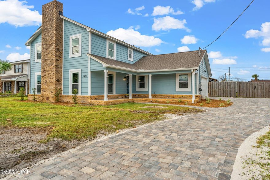 'CURRENTLY UNDER CONTRACT, SELLER WILL CONSIDER BACKUP OFFERS'This recently redesigned and remodeled home is perfect for a large family or those who need space to work from home. Every corner of this home has been touched from the new roof to the new paver driveway, The enlarged new kitchen has plenty of space for the cook who likes great prep spaces and pantry space. It also includes an island that can seat four comfortably and a designated coffee bar space. All bathrooms have been outfitted with new fixtures and cabinets. There is a new hot water heater and pleasantly tiled baths with glass doors. The master closet was expanded and there are two storage spaces in addtion to the large closets in each bedroom. The spacious back yard boasts a new covered deck, large storage shed and new irr Large storage shed with space for a boat
Large double gates for RV or boat storage in the back yard
Plenty of room for a pool
New Covered deck
New garage door
Roof replaced 2019
Updated cabinets throughout 
Pantry area and coffee bar added
Granite countertops throughout 
New Stainless & black appliances
New LVP throughout
New sprinkler system
New hot water heater
New digital remotely controlled thermostats
Two heat pump HVACs
Walk-in tiled shower with rain head in main bath
Expanded master closet
Tiled bath with tub and rain head in bath two 
Fireplace cleaned, sealed and new flue installed